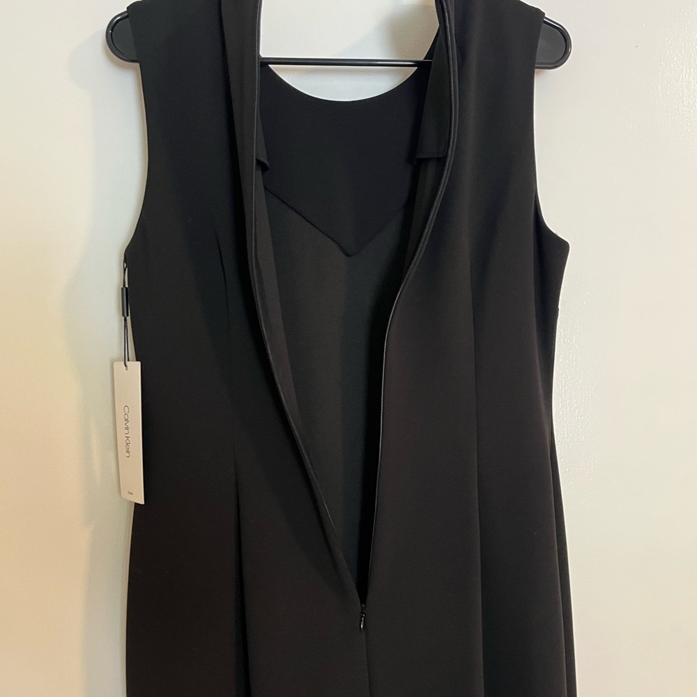 Calvin Klein Black Fringe Dress size 10 - Picture 5 of 14
